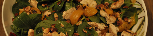 Chicken and Spinach Salad with Mandarin Oranges