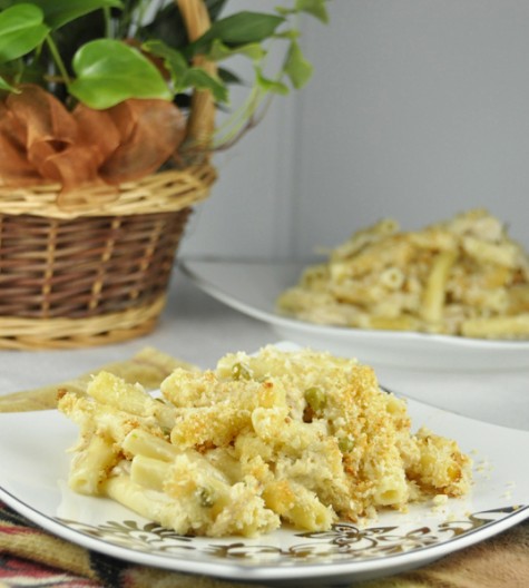 Turkey Tetrazzini made with leftover Thanksgiving turkey
