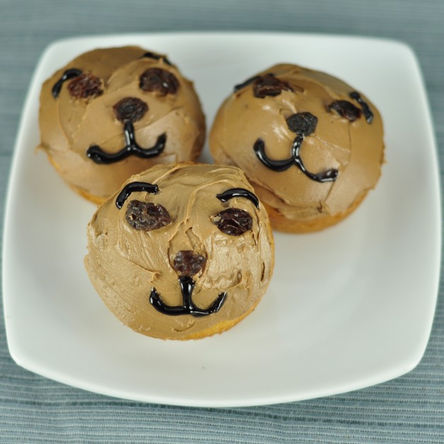 Easy Groundhog Day Caramel Cupcakes