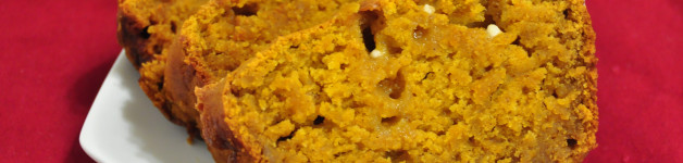 White Chocolate Chip Pumpkin Bread