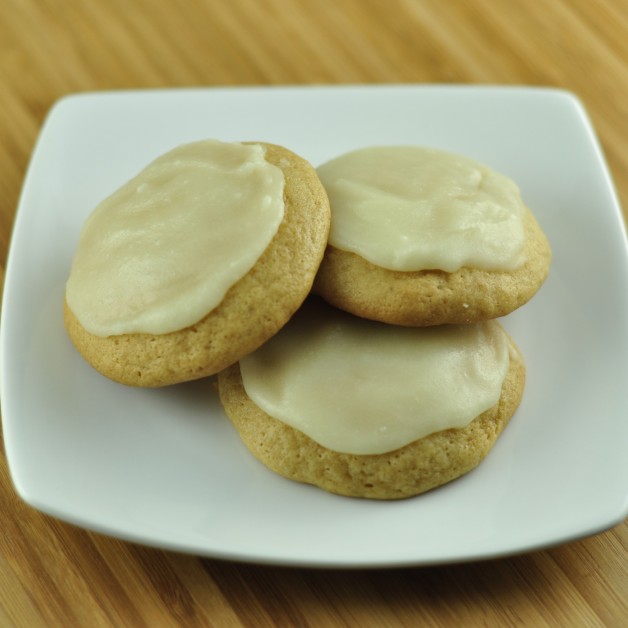 Soft Brown Sugar Cookies with Browned Butter Frosting