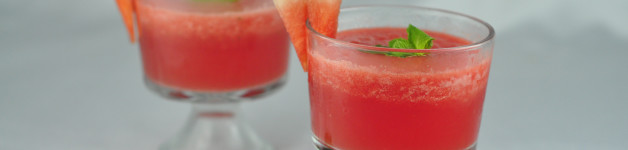 Watermelon Lemon Cooler with Mint.