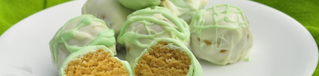 White Chocolate Key Lime Golden Oreo Truffles