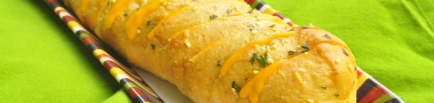 Hasselback Garlic Cheesy Bread