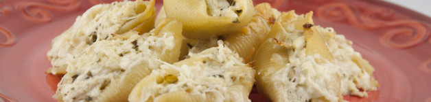 Pesto Chicken Stuffed Shells