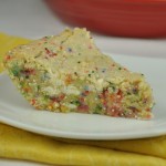White Chocolate Confetti Cookie Pie
