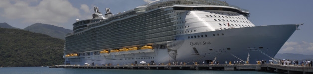 Royal Caribbean Oasis of the Seas docked in Labadee, Haiti