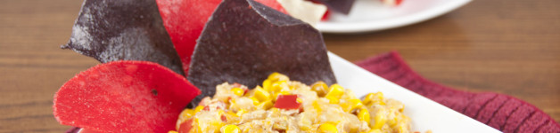 Hot Corn and Cheese Dip . Perfect for game day (football, baseball, whatever)! Oh, and it's kind of healthy.