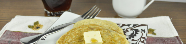Banana Pancakes. Fluffy, light, full of banana chunks.