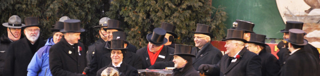 Groundhog Day Weekend, Punxsutawney, Pennsylvania. Gobbler's Knob.