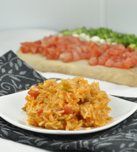 Perfect Mexican Rice. Easy and made with Jasmine rice and salsa.