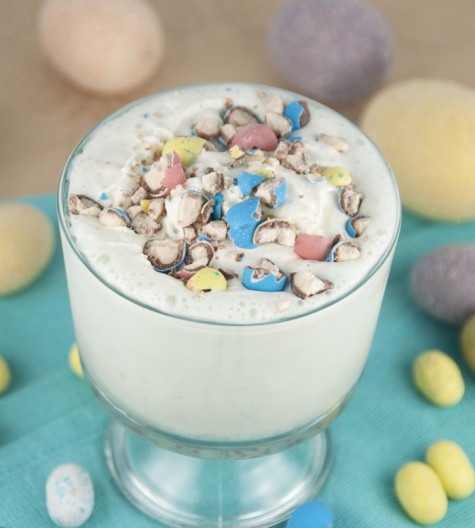 Robin Eggs Malted Milkshake Recipe for Easter or Spring