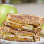 Caramel Apple Grilled Cheese Sandwich