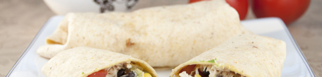 Tequila Lime Chicken and Black Bean Burritos for Cinco de Mayo Recipe