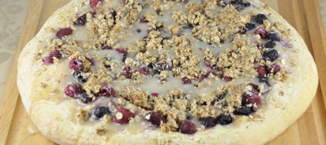 Berry Brown Sugar Pizza - Dessert Pizza Recipe
