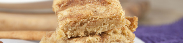 Snickerdoodle Blondies Recipe. Snickerdoodle cookies in a brownie or blondie form.