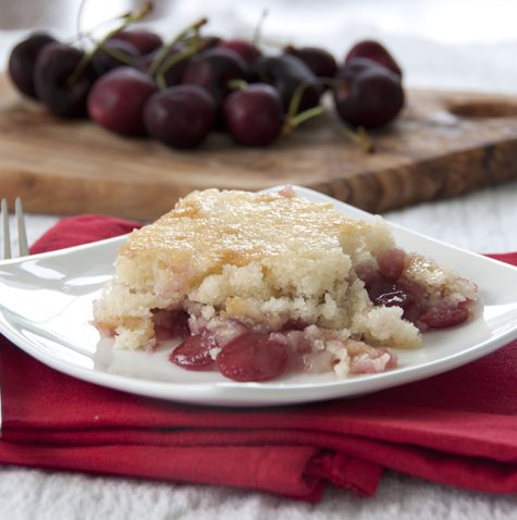 Cherry Cobbler recipe. Easy and delicious!