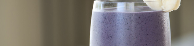 Blueberry Banana Almond Smoothie Recipe made with Almond Butter