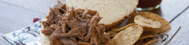 Crock Pot Root Beer Pulled Pork Recipe made in the slow cooker.