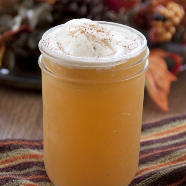 Apple Cider Floats Recipe made with ginger al and perfect for fall!