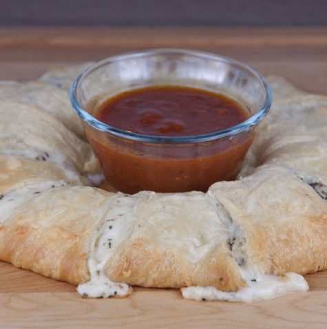 Cheesy Italian Dipper Recipe made with Fontina cheese and crescent rolls.