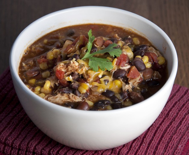Crock Pot Chicken Taco Soup Recipe (Easy Post Trick-Or-Treating Meal!)