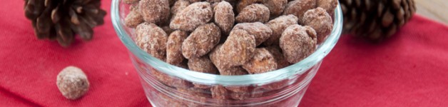Cinnamon Vanilla Toasted Almonds Recipe that is great for any holiday or hostess gift. Also called, candied almonds.