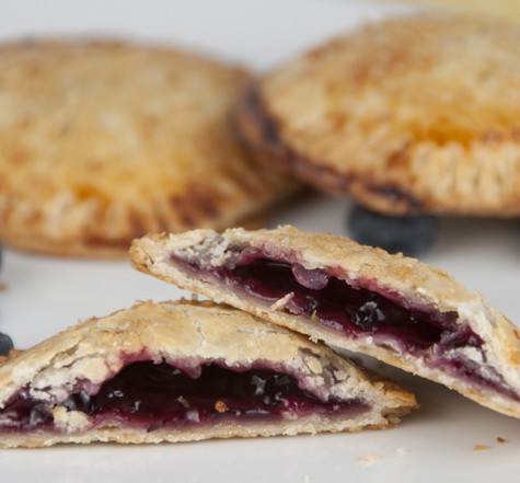 Gluten Free Blueberry Hand Pies Recipe made with Bob's Red Mill pie crust mix