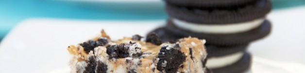 Oreo Peanut Butter Swirl White Chocolate Fudge Recipe. Great for holidays.