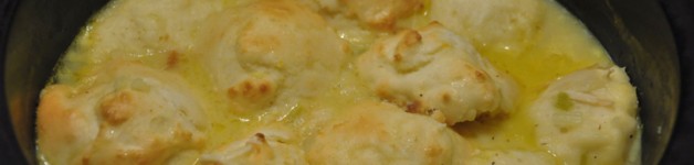 Crock Pot Slow Cooker Chicken and Dumplings Recipe www.wishesndishes.com