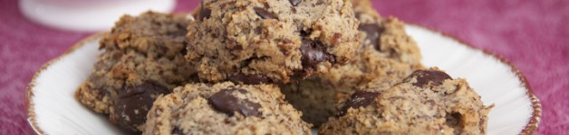 Healthy Gluten Free Almond Chocolate Chip Cookies recipe made with Bob's Red Mill Almond Flour