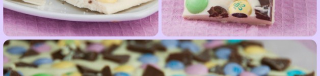 Easter Bunny Bark is a great holiday dessert recipe with melted white chocolate and Easter candy.