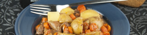 Guinness Irish Beef Stew Recipe for St. Patrick's Day www.wishesndishes.com