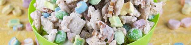 Leprechaun Bait Chex Mix Recipe for St. Patrick's Day holiday www.wishesndishes.com