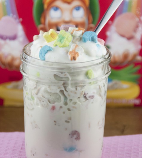 The Best Lucky Charms Dairy Queen Blizzard Ice Cream dessert recipe that is great for St. Patrick's day or any special occasion!