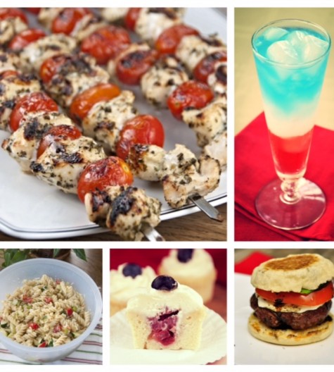 Planning a 4th of July Party or outdoor BBQ? Here are my best and easiest recipe ideas: drinks, sides, main course, and dessert!