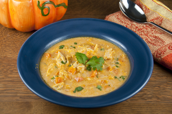 chicken pumpkin soup recipe