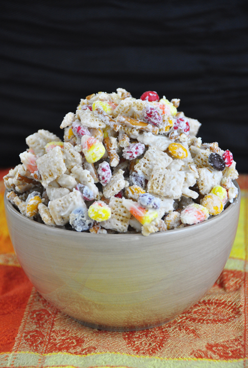 Sweet Salty Halloween Chex Mix Wishes And Dishes