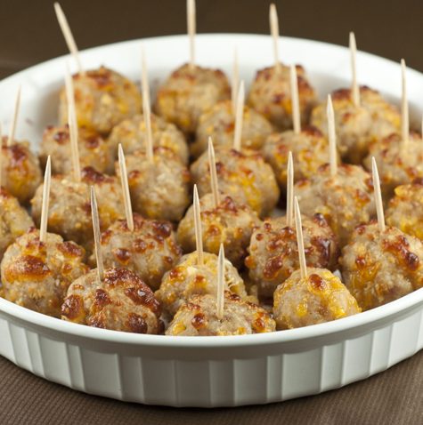 Sausage Cheese Balls make for the perfect little appetizer to serve to your guests at any holiday party, and especially for New Year's Eve.