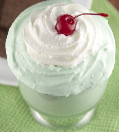 Shamrock Shake dessert dip to celebrate St. Patrick's Day!