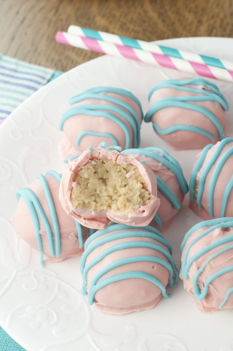Cotton Candy Oreo Truffles | Wishes and Dishes