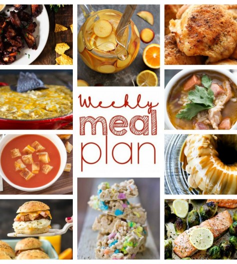 Weekly Meal Plan January 31 – February 6. Ten wonderful bloggers bringing you a full week of delicious, easy recipes that include dinner, sides dishes, and desserts!