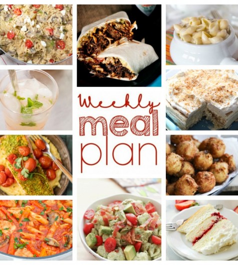 Weekly Meal Plan Week 36 - dinner, sides dishes, and dessert recipes to help you plan your family dinners for this week!