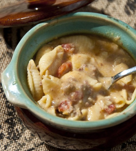 Crock Pot Bacon Cheeseburger Soup is a super easy recipe to make right in your slow cooker and will hit the spot any time of the year!