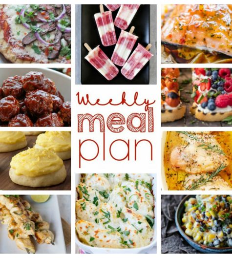Weekly Meal Plan {Week 44} to make your busy week a little more bearable. I am providing you with a full week of easy recipes including dinner, sides, and desserts!
