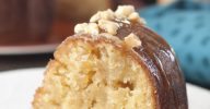 Salted Caramel Kentucky Butter Cake is a homemade moist and buttery cake recipe with an irresistible caramel butter sauce that is rich, addictive, delicious, and soaks right into the cake!