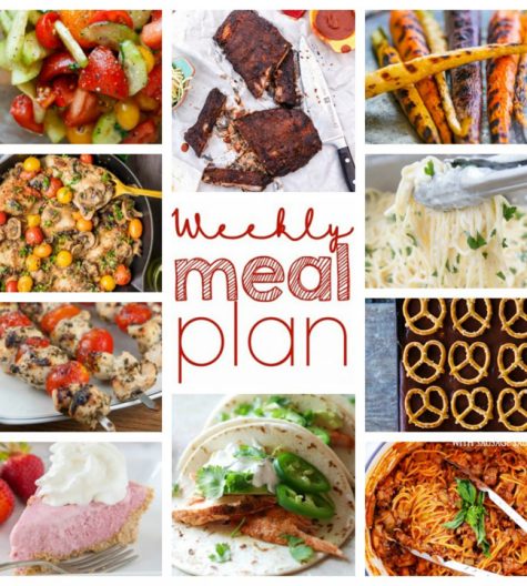 Weekly Meal Plan {Week 48} - 10 great bloggers collaborating to bring you a full week of new and fresh recipe ideas including dinner, sides dishes, and desserts!