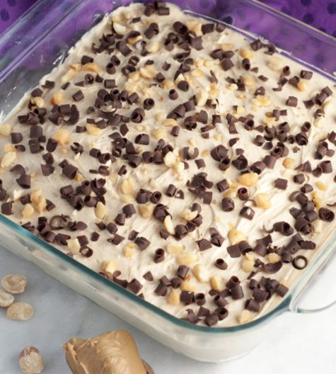 This rich, Creamy Peanut Butter Mousse dessert recipe takes less than ten minutes to make and is perfect for an every day treat, holidays, potlucks, or birthdays!