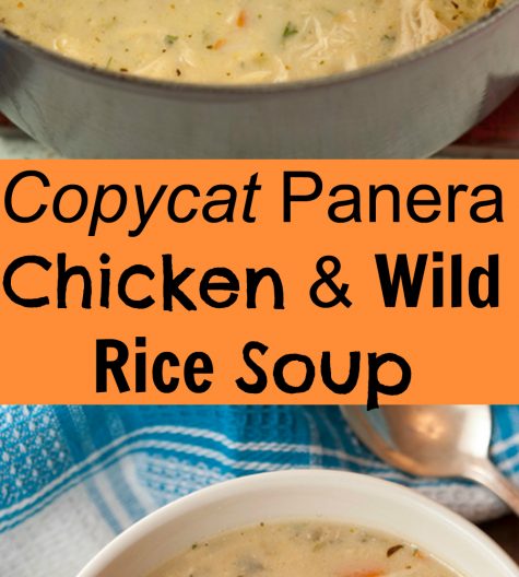 Copycat Panera Chicken & Wild Rice Soup recipe is simple, creamy, and tastes exactly like my favorite soup at Panera Bread! It's comfort food in the cold weather, yet light enough for the spring & summer!