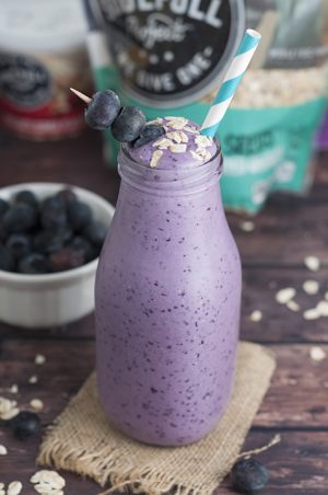 Blueberry Muffin Smoothie Wishes And Dishes